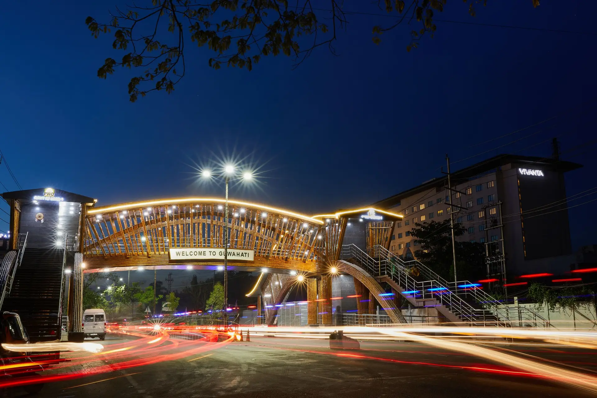 Guwahati at night